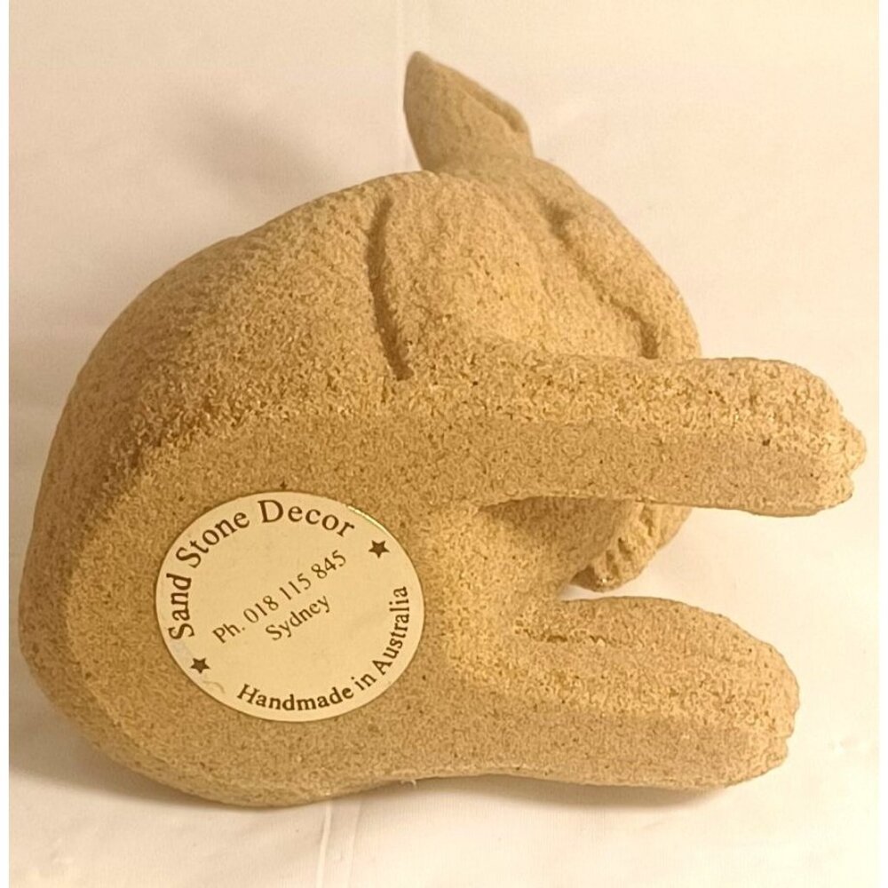 Rare Vintage Kangaroo & Joey Sandstone Figurine Sculpture Handmade in Australia - Picture 8 of 9